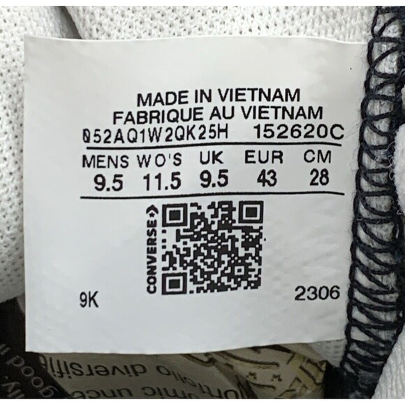 Converse All-Stars Chuck Taylor Sneakers 9.5 Special Design YOU Print 152620C - Picture 9 of 16